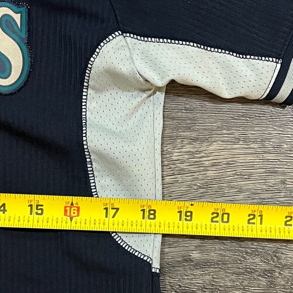 Youth XL Majestic Ken Griffey Jr #24 Seattle Mariners Cool Base Jersey - Picture 8 of 9